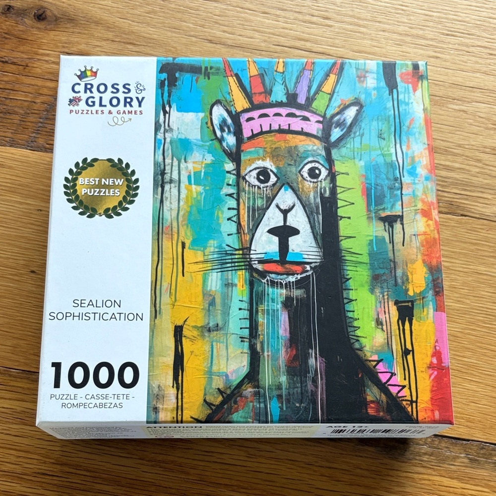 Cross & Glory 1000-Piece Puzzle - Multicolor Sealion Sophistication